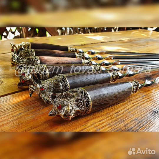 Набор шампуров подарочный 