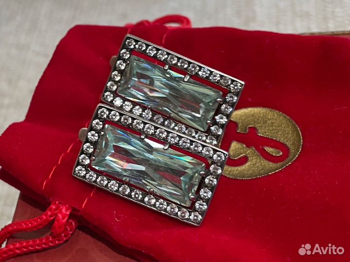 Серебряные серьги новые
