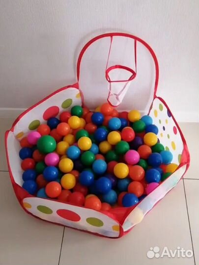 Сухой бассейн манеж + 50 шариков