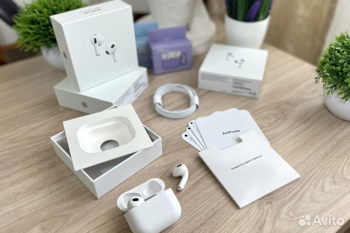 Наушники AirPods 3 чехол, гарантия, доставка