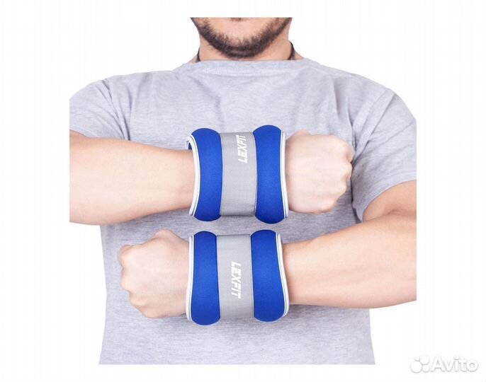 Утяжелители USA Style lexfit 1 кг LKW-1220-1, для