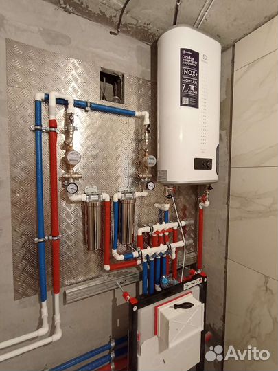 Монтаж отопления, водопровод, водоотведение