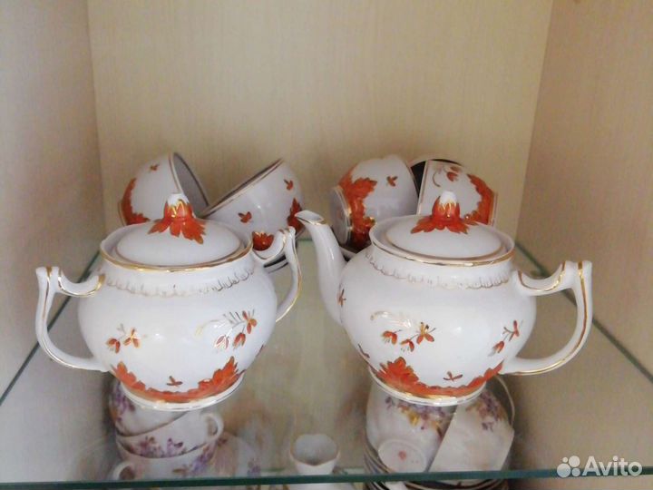 Чайный сервиз времен СССР Вербилки