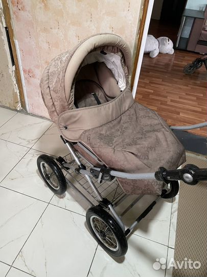 Коляска с двумя блоками