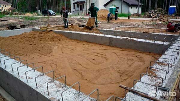 Грунт для выравнивания цоколя и перегной конский.Д