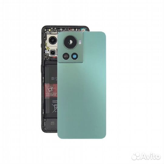 Задняя крышка + стекло камеры для OnePlus 10R (зел