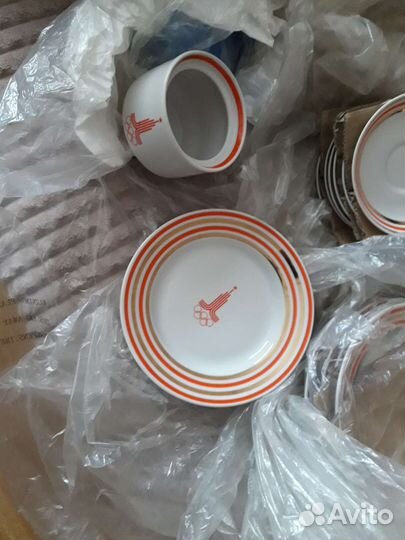 Кофейный сервиз Олимпиада 80 вербилки 1ый сорт