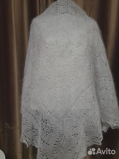 Пуховый платок (паутинка)