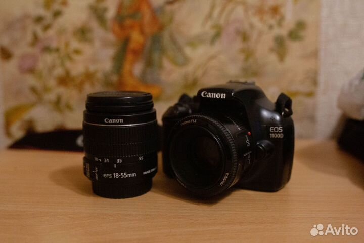 Canon eos 1100d kit 18 55 iii + yongnuo 50mm 1.8