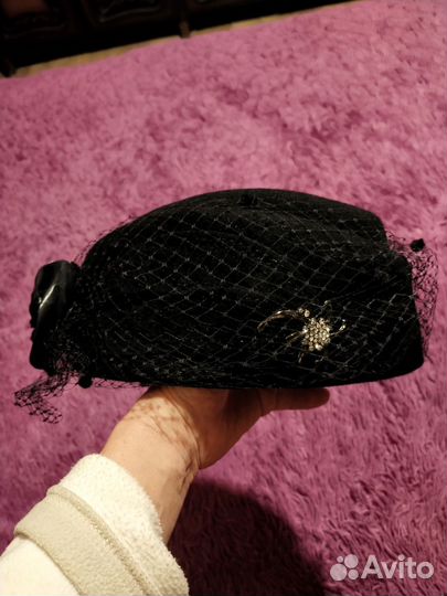 Шляпа женская фетровая