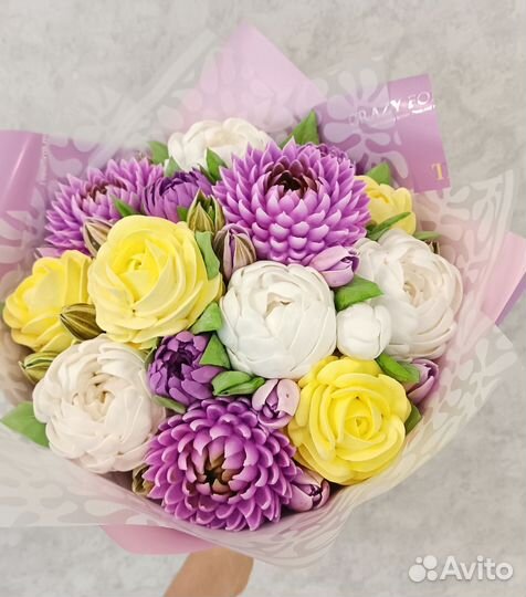 Сладкие букеты из зефира