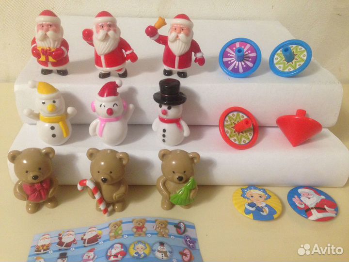 Киндер игрушки новогодние серии