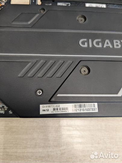 Видеокарта Gigabyte GeForce GTX1660TI 6GB (GV-N166