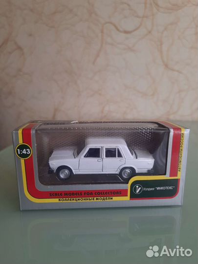 Модель автомобиля ваз 2107 1:43