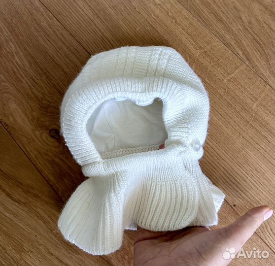 Шапка шлем журавлик