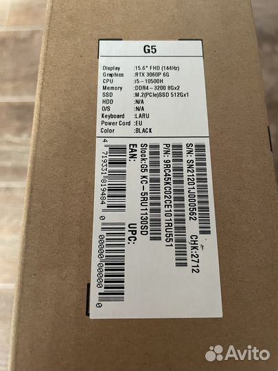 Gigabyte G5 KC RTX 3060