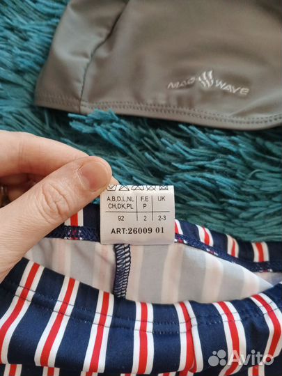 Шапочки и шорты для бассейна 92 размера