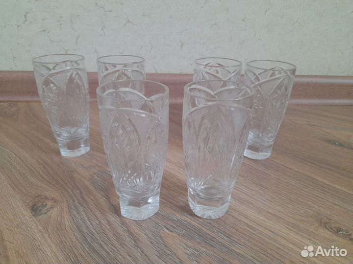 Фужеры хрустальные СССР