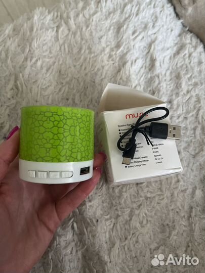 Блютуз колонка мини