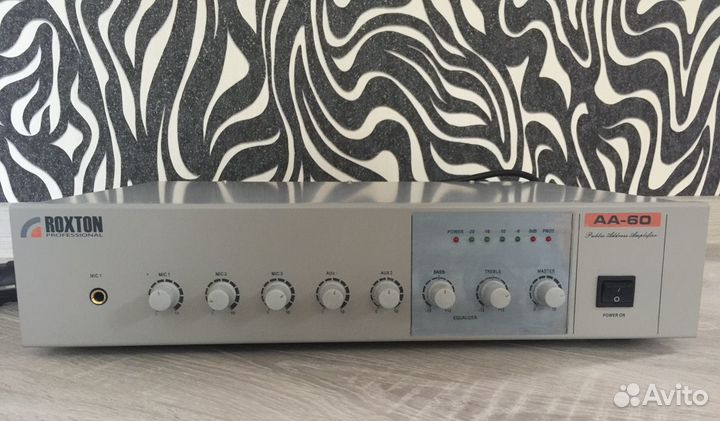 Микшер-усилитель roxton AA-60