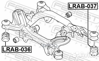 Сайлентблок задн балки подходит для Land Rover