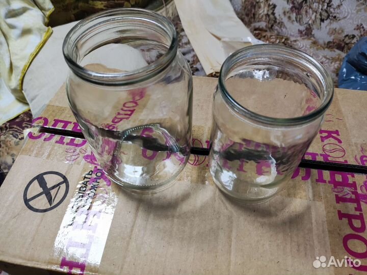 Банки стеклянные 3 литра и литр