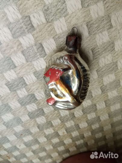 Елочные игрушки ссср. Серп и молот