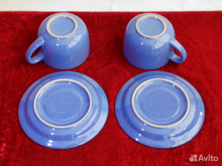 Чашка с блюдцем большая