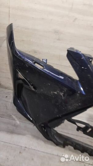 Бампер передний под парктроники и омыватели