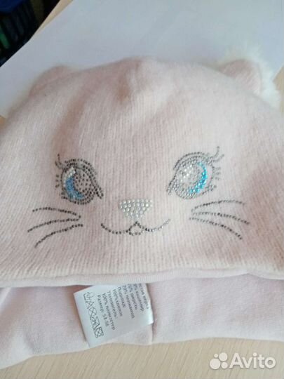 Шапка зимняя шерсть и кашемир 54 56