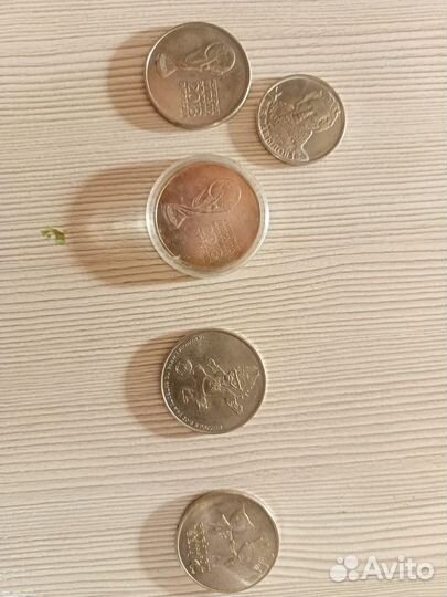 Купюра чм 2018 и монеты