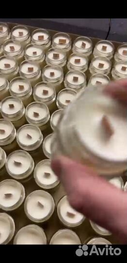 Натуральный соевый воск для контейнерных свечей