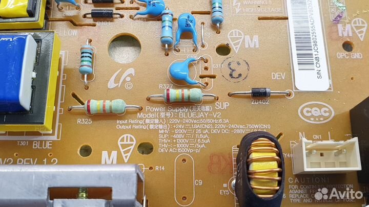 Плата питания мфу Samsung SCX-3400