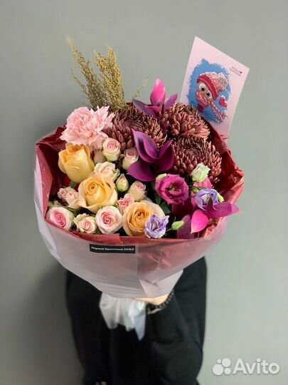Сборные букеты. Цветы. Доставка