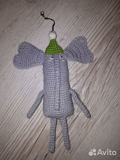 Вязаный Слон Аркадий.Амигуруми