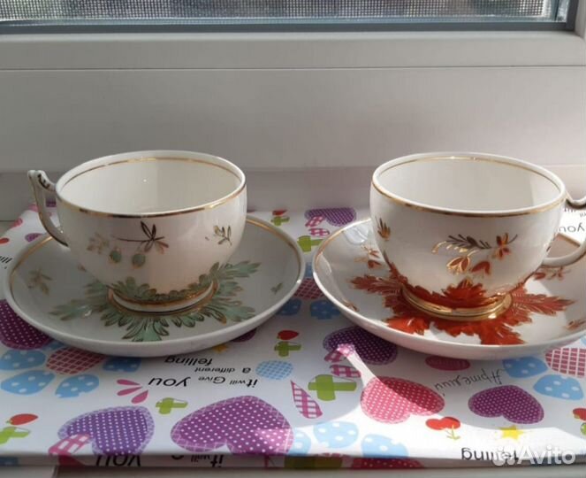 Чайная пара Вербилки СССР