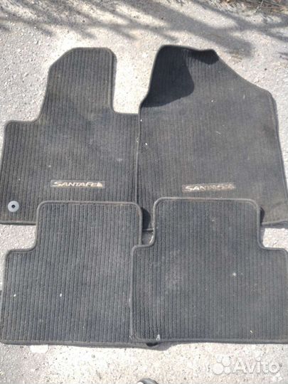 Автомобильные коврики на Хундай Санта-Фе 4