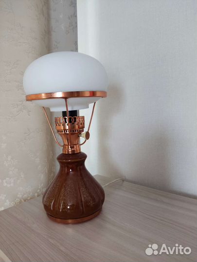 Лампа настольная зик винтаж СССР