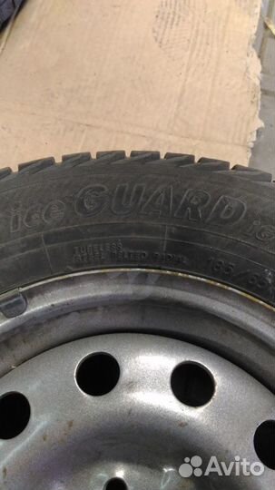 Шина Yokohama iceguard (липучка) на штампах LADA