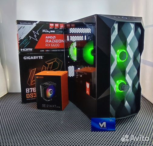 Игровой пк AMD ryzen 5 7500F /16Gb/SSD1000Gb/RTX40 купить в