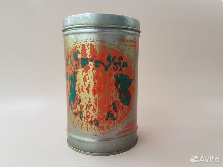 Банки жестяные для круп, кофе, сахара СССР