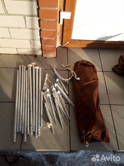 Палатка туристическая 2 местная Рассвет-1