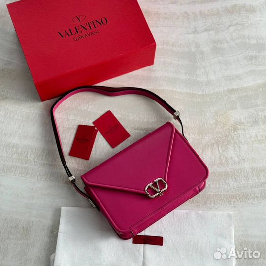 Сумка valentino розовая