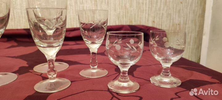 Фужеры, рюмки, стопки СССР