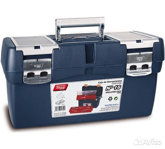 Ящик для инструментов с лотком + органайзер 50х25