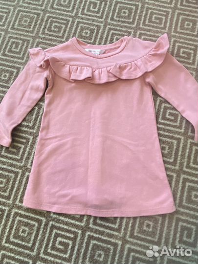 Платье для девочки с длинным рукавом