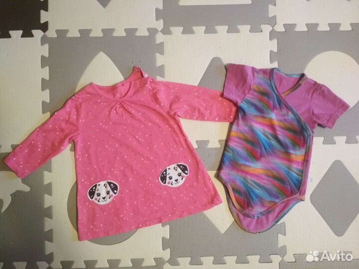 Вещи пакетом на девочку 74-80