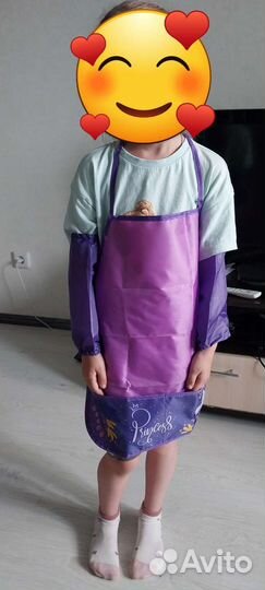 Фартук с нарукавниками для рисования и технологии