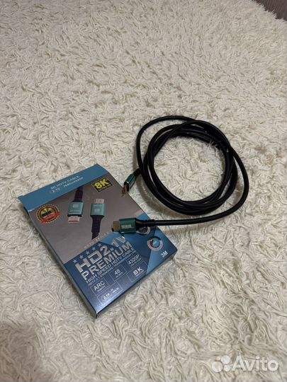 Кабель hdmi 2.1 3 метра
