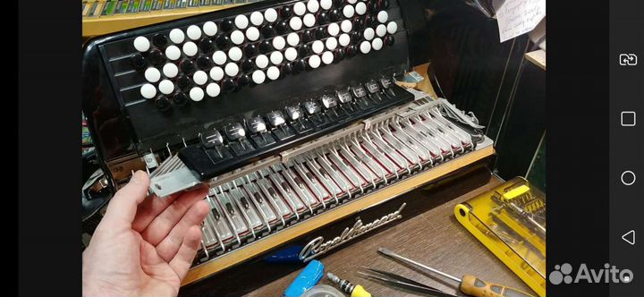 Гармонь баян ремонт аккордеон настройка мех бу